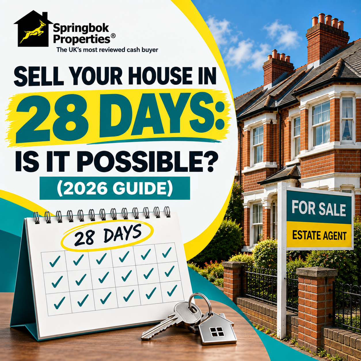 Sell Your House in 28 Days: Is It Possible? (2026 Guide)